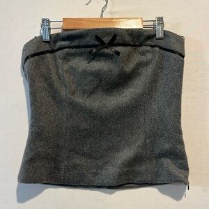 Zara NWT coquette tube top
